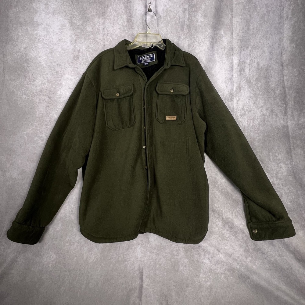 Bass Creek Outfitters Men's Green Lined Jacket Size XXL‎